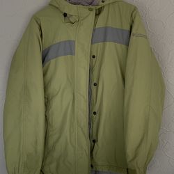 COLUMBIA WOMENS LAST TRACKS SKI JACKET SZ MEDIUM WOOL INTERIOR LIKE NEW