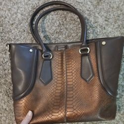 Brown Bronze Purse