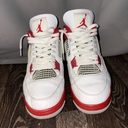 Jordan 4 Fire Red Used