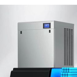 Head Only 22" Commercial Nugget Ice Maker Machine 420LBS/24H with 35OLBS Storage Bin, Nugget Ice Style, Air Cooled Powerfull Compressor, Industrial Nu