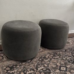 Set Of Gray Stools
