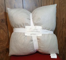 NEW 2-pk RODEO HOME Feather Down Decorative Throw Pillows 20x20