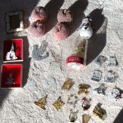 Assorted Christmas Ornaments - (30)
