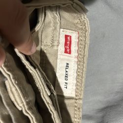 Wrangler cargo pants for men
