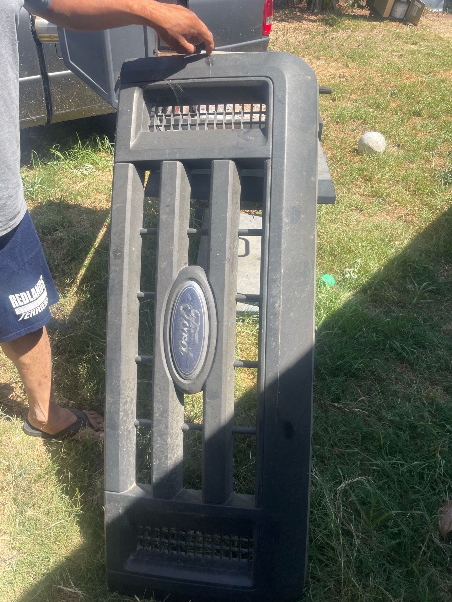 black grille assemblies for Ford Econoline vans.