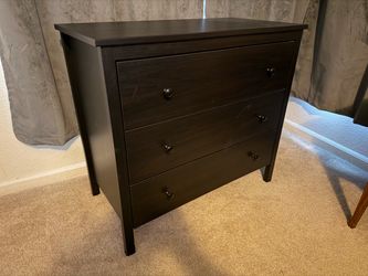 Ikea hemnes 3 drawer dresser (with upgraded pulls)