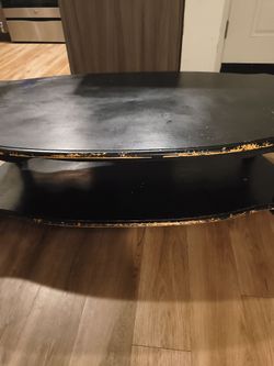 black coffee table