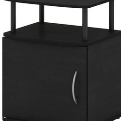 Furinno Jaya End Table, One, Black Wood Black 