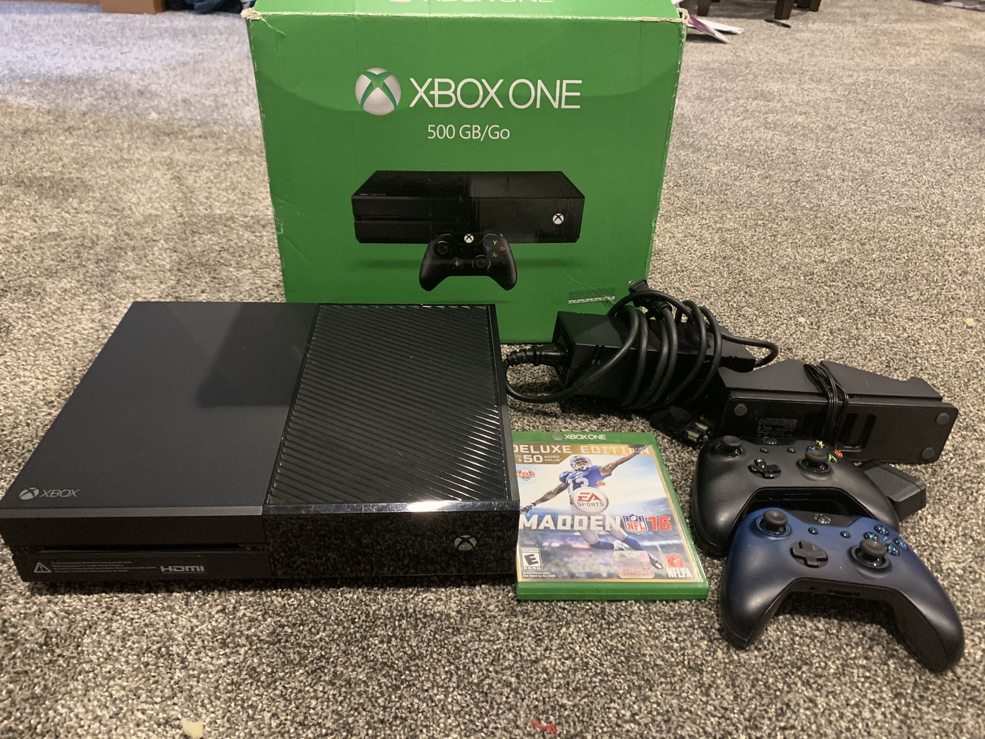 Xbox one with two controllers and Madden 16
