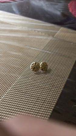 gold nugget earings