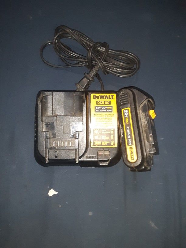 Dewalt 20v Max Battery And Charger