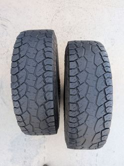 265/75/16 PAIR OF TIRES USED