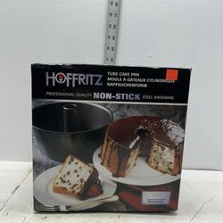 Hoffritz Non Stick Angel Food Cake Pan 2 pcs Removable Bottom 4.25" Deep 10" #P