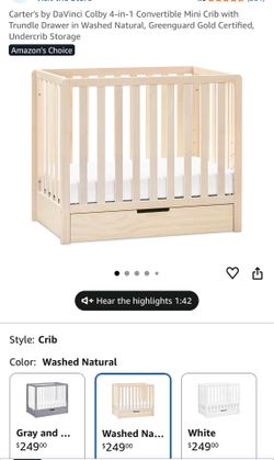Carters by Davinci Mini Crib