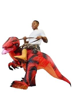Spooktacular Creations Inflatable Costume Raptor Halloween Riding a Raptor Dinos