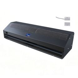 LIKE NEW Awoco FM1509-BLK 36” Super Power 2 Speeds 1200 CFM Black Commercial Indoor Air Curtain, UL Certified 120V Unheated, Magnetic Switch