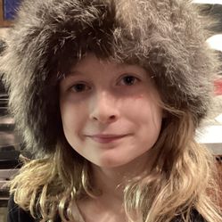 Vintage Silver Fox Fur Hat Native American Look 