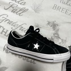 unisex one star black converse
