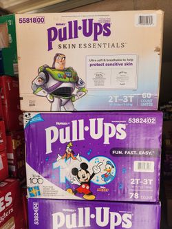 Pull Ups 2t-3t ONLY $20 Each Box.  PRICE IS FIRM 