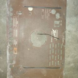 Cardboard back to old Zenith Box TV