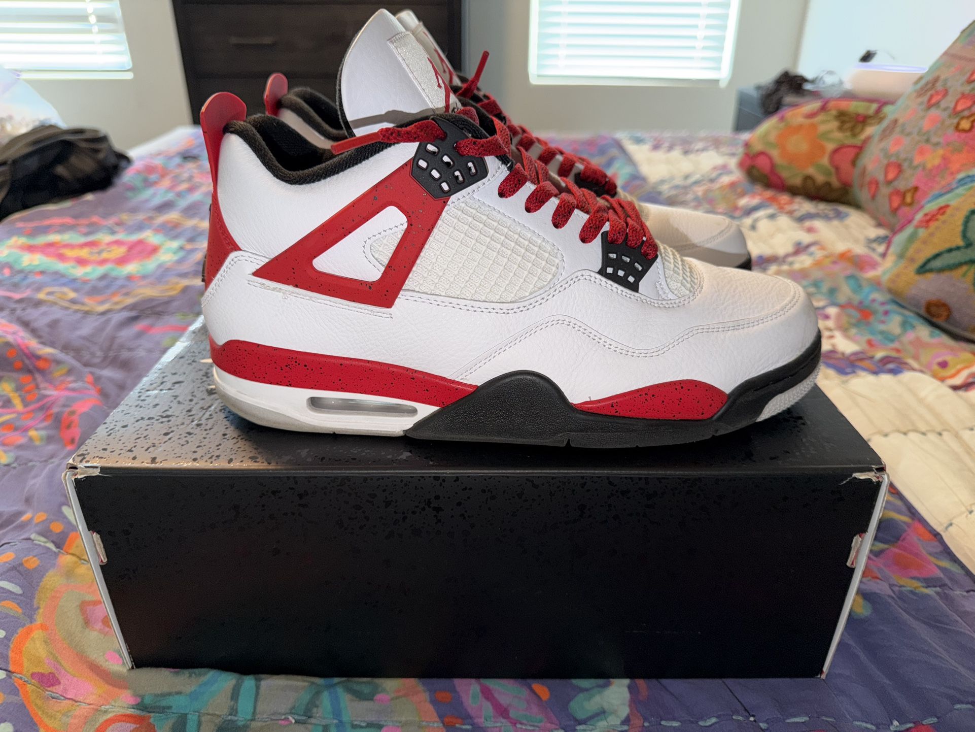 Jordan 4 red cement