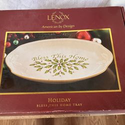 Lenox Bless This Home Platter