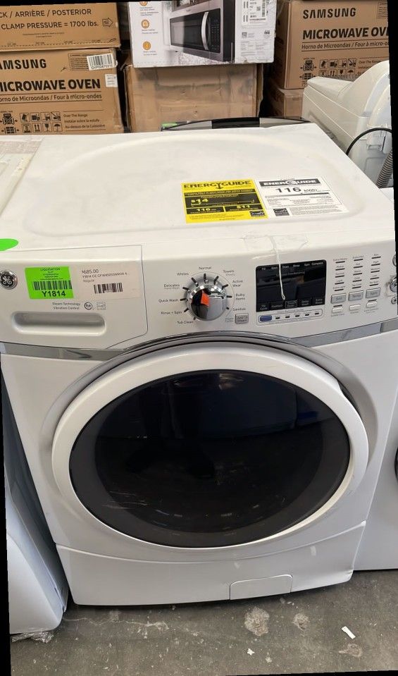 GE GFW450SSMWW 4.5 Cu. Ft. Washer NSS