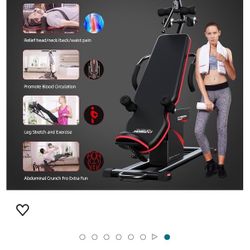 HARISON Electric Inversion Table for Back Pain Relief Inversion Machine with Remote Control, Strength Training Inversion Equipment