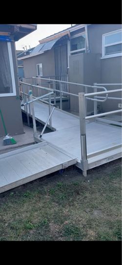 4 pcs Wheel chair ramp for house 🏠 / rampa de 4 piezas para silla de ruedas para casa