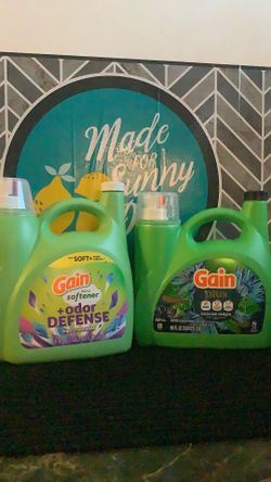 1-Detergent 99oz 1-Gain  fabric softener 140oz 2 for $24