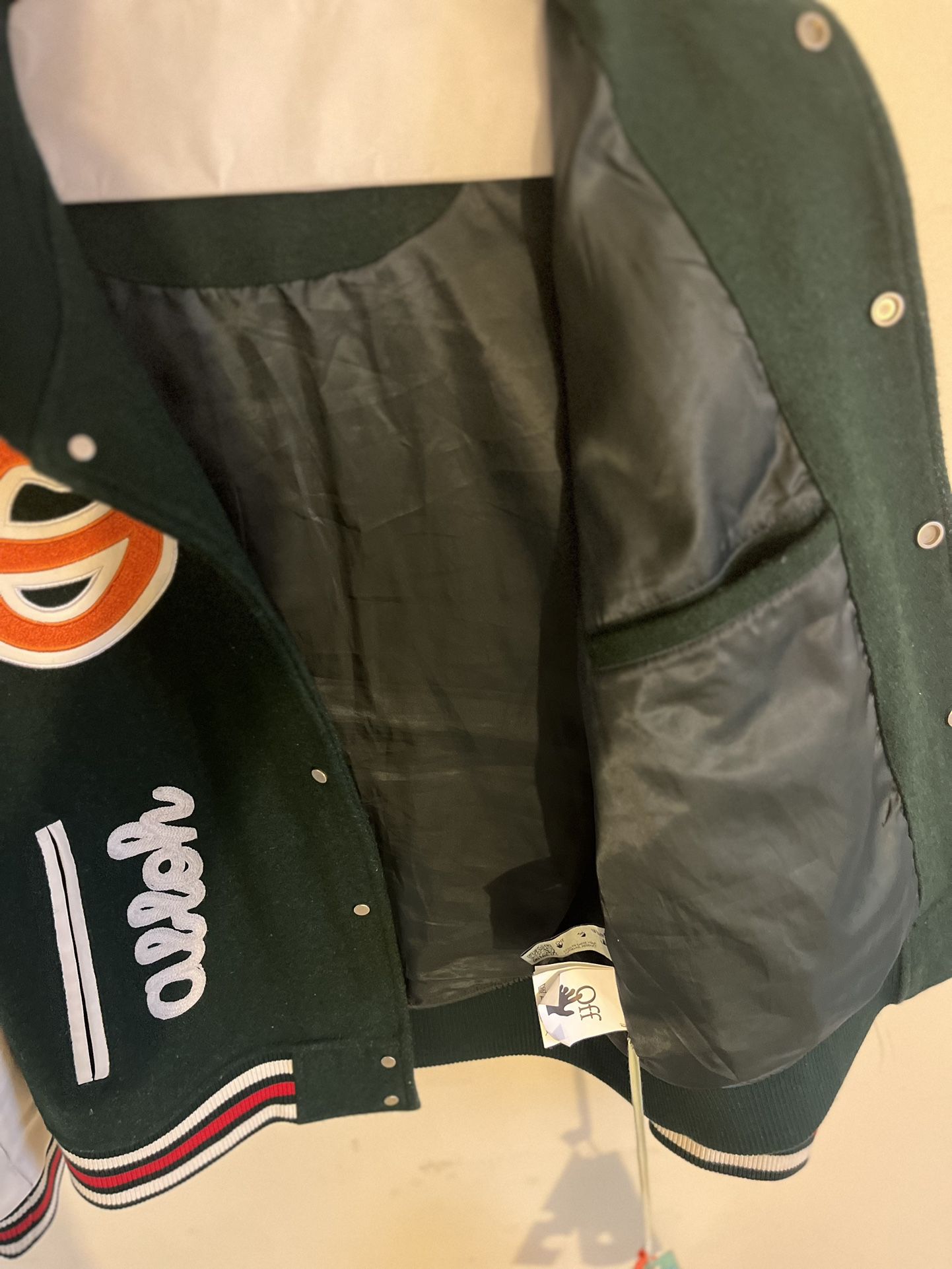 Louis Vuitton Fluo Gradient Leather Bomber Green for Sale in Brooklyn, NY -  OfferUp