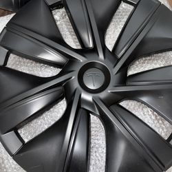 Tesla Model Y Wheel Cover Hubcap 19 Inch Matte Black (2 PCS) Style 2020-2024