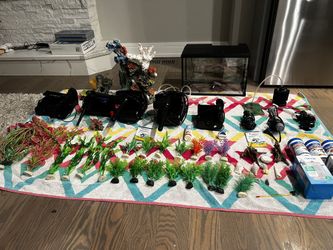 Fish Tank And Accessories