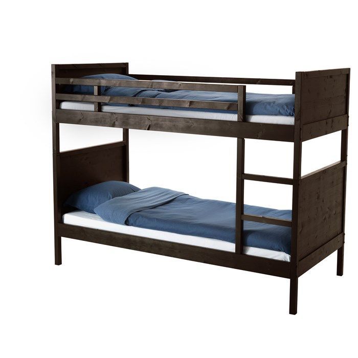 IKEA NORDDAL Bunk Bed -Black Brown Frame 