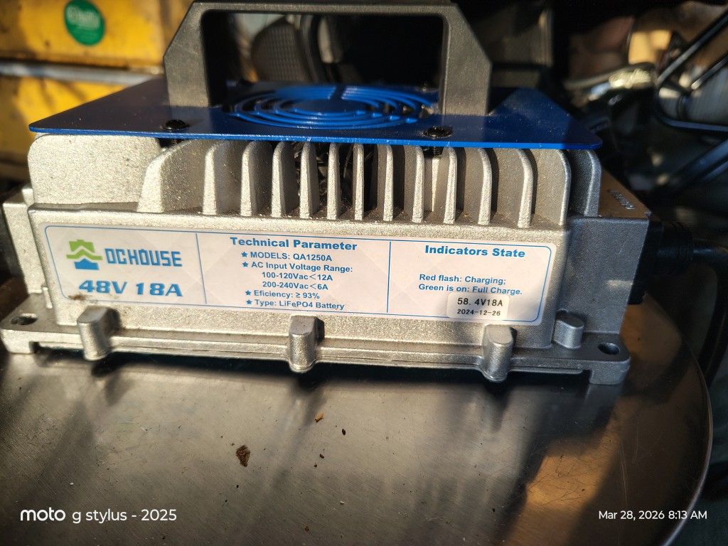 DC HOUSE 48V 18A charger
