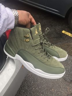 Jordan 12s OLIVE