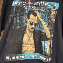 Marc Anthony 2013 World Tour T Shirt 