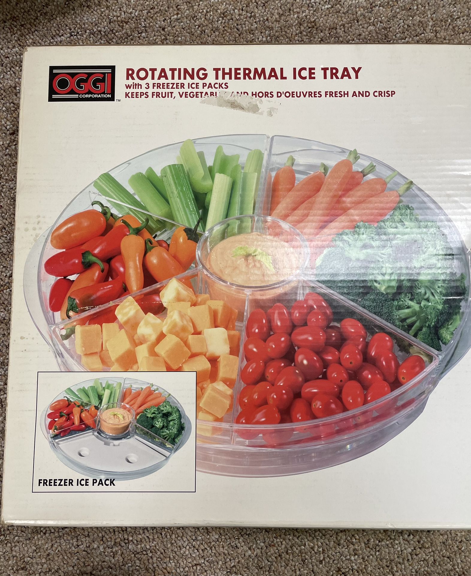 Oggi Thermal Ice Tray Foot Container