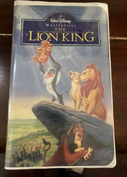 Lion King Disney VHS Tape Vintage