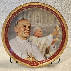 Bradford Exchange Plate "Man Of God" 5th Issue in the His Holiness John Paul II