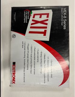 Exitronix VEX-8 Series Steel LED Exit Sign