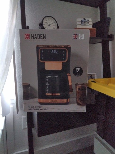 HADEN
Dual Brew 12 Cup Black/Copper Drip Coffee Maker