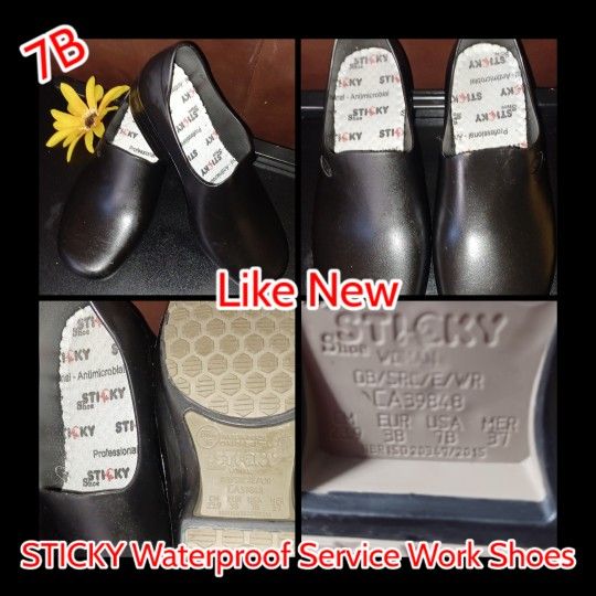 STICKY Waterproof Service Work Shoes