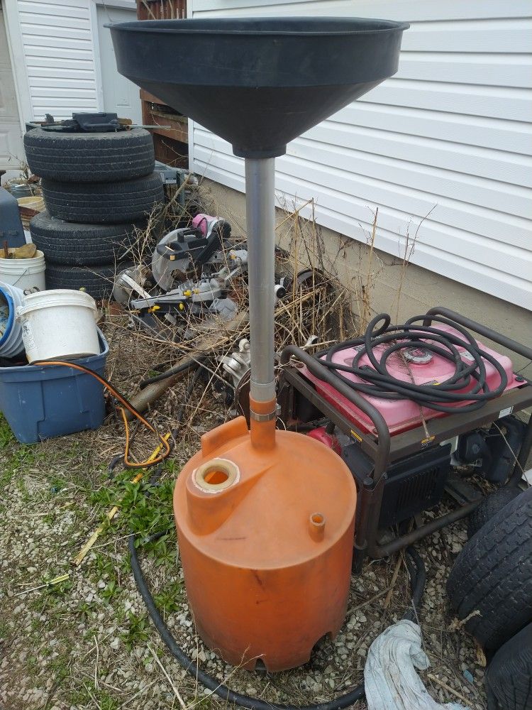 Oil Drain Catch Pan Coolant Flush Tank