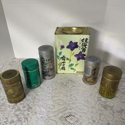 Asian Tea Tins