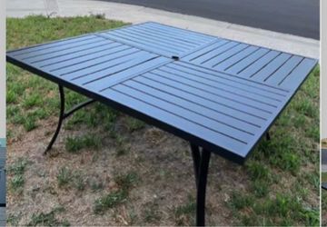 New 60 Inch Outdoor Dining Table -$250