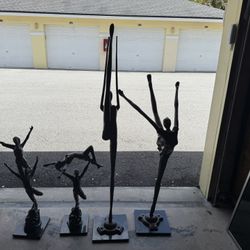 Bronze Dancing Sculptures