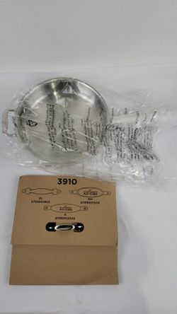 All-Clad D3 3-Ply 3 Quart Stainless Steel Saute Pan With Lid