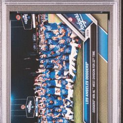 Dodgers 2024 NL west PSA 10