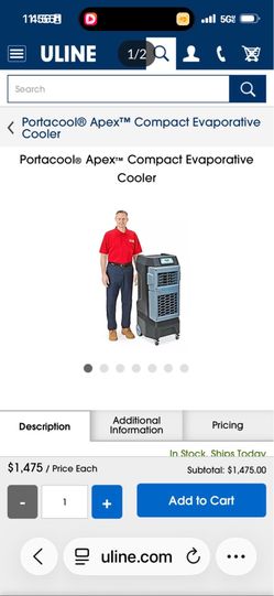 Swamp cooler new